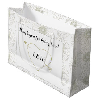 Regalo Grande Bolsa de bienvenida de Heart n Daisy Boda