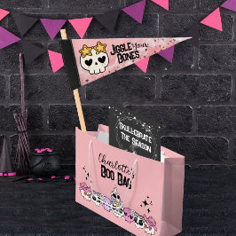 Regalo Grande Bolsa de Boo para una Skull-ebración de Halloween