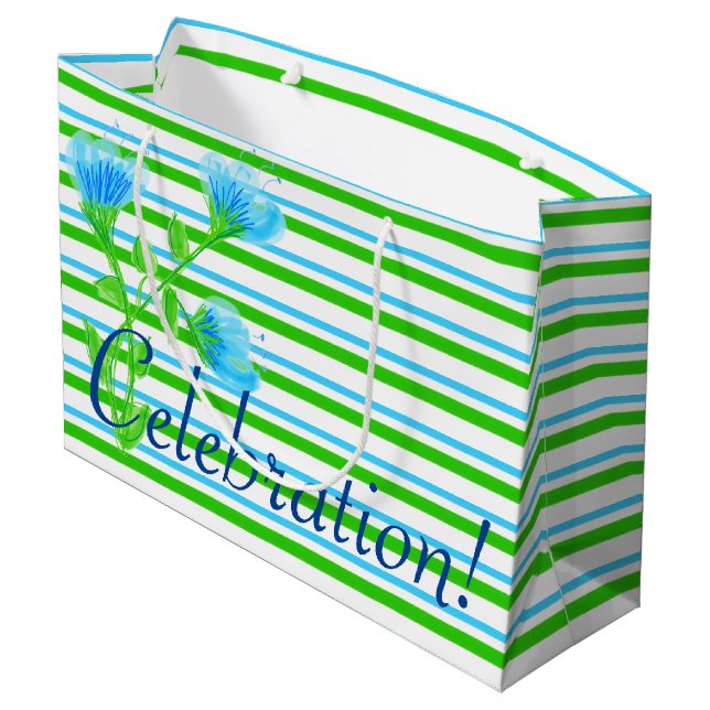 Regalo Grande Bolsa de celebración del fiesta (Angulo reverso)