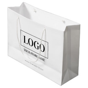 Regalo Grande Bolsa de compra de logotipos para Personalizados p