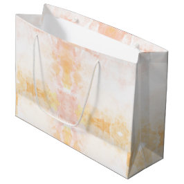 Regalo Grande Bolsa de compras con un diseño de acuarela pastel