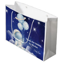 Bolsa de Favor de Cumpleaños de Espacio Personaliz