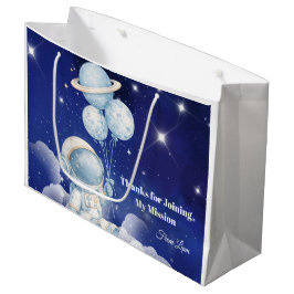 Regalo Grande Bolsa de Favor de Cumpleaños de Espacio Personaliz