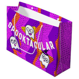 Regalo Grande Bolsa de fiesta púrpura de fantasmas Espeluznante