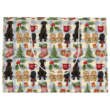 Bolsa de regalos de Navidad de Schnauzer Gigante