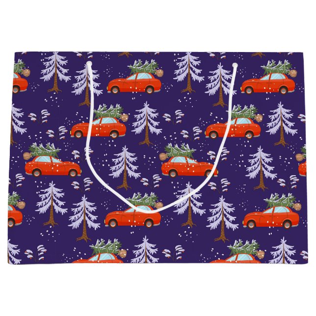 Regalo Grande Bolsa de regalos para comprar árbol de Navidad (Anverso)