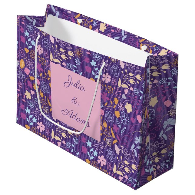 Regalo Grande Bolsa de regalos Rose & Petals (Angulo Anverso)