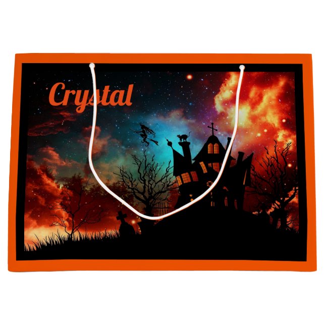 Regalo Grande Bolsa personalizada de tratamientos espeluznantes  (Anverso)