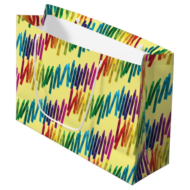 Regalo Grande Crayons Niños Nacimiento Fiesta Arte Gran Bolsa de (Angulo Anverso)