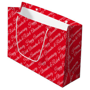 Regalo Grande Crear su propio nombre Aniversario Gran Bolsa de R