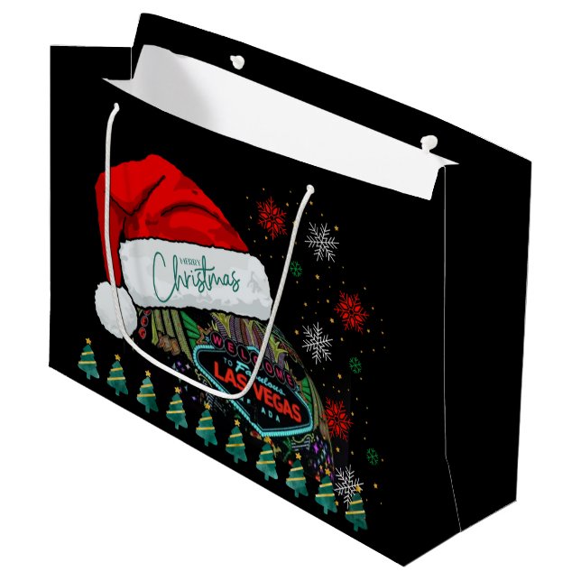 Regalo Grande Giant Santa Hat Navidades de Las Vegas Bolsa de Re (Angulo Anverso)