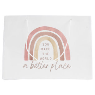 Regalo Grande Haces Del Mundo Un Lugar Mejor Bolsa De Regalos