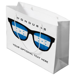 Regalo Grande Honduras Shades personalizado texto y bolsa de reg