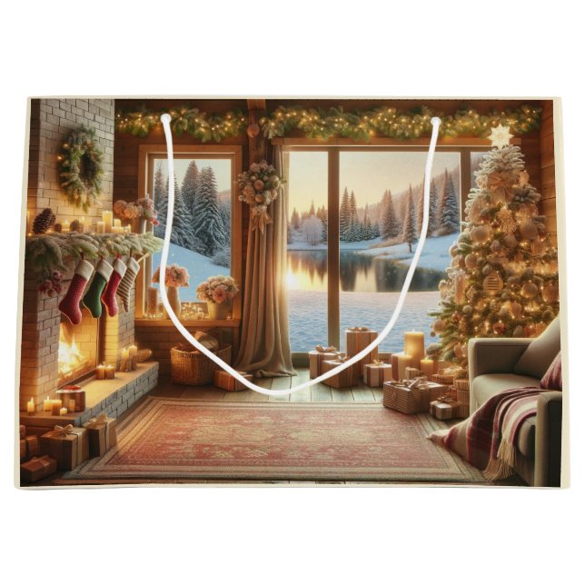 Regalo Grande Navidades en la bolsa de regalos del lago (Anverso)