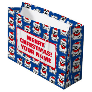 Regalo Grande Navidades personalizados llevan una bolsa de regal