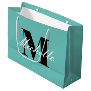 Regalo Grande personalizado de moda monograma gran bolsa de rega