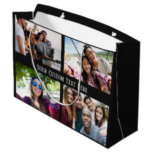 Regalo Grande TUS FOTOGRAFÍAS, TEXTO Y COLOR GRAN bolsa de rega