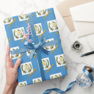 Regalo Guatemala: Papel de relleno, patriotas de la bande