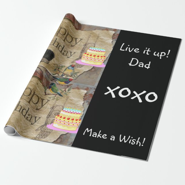 Regalo Herramientas de construcción de papel de envolvimi (Desenrollado)