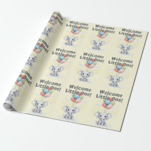 Regalo Hoja de papel de envolvimiento de elefante cutáneo