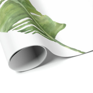 Regalo hojas de plátano papel envolvente