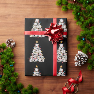 Regalo Humor divertido de Navidad para baño papel higiéni