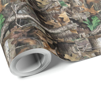 REGALO HUNTERS FOREST TREE CAMO #1 PAPEL DE ENVOLTURA
