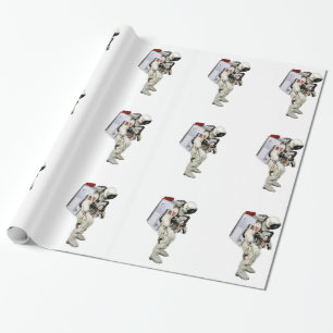 Regalo Imagen astronauta para papel de envolvimiento