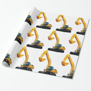 Regalo Imagen de Crawler Excavator para papel brillante