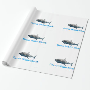 Regalo Imagen de tiburón para papel envolvente