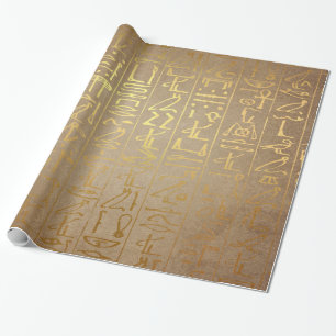 Regalo Impresión egipcia del papel de los Hieroglyphics
