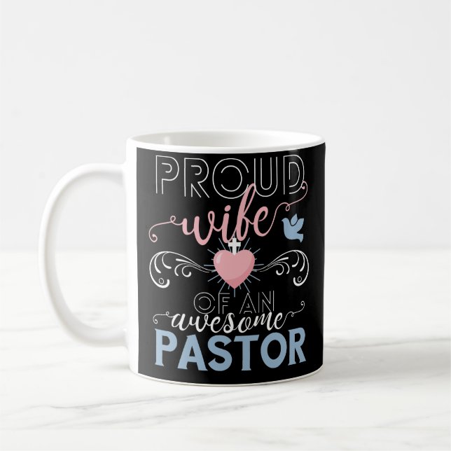 Regalo impresionante de la taza de café del pastor (Izquierda)