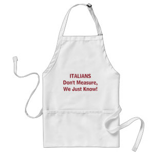 Regalo italiano divertido del delantal