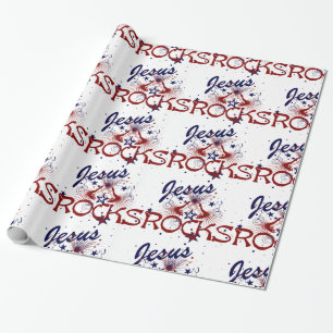 Regalo Jesus Rocks Papel de ajuste
