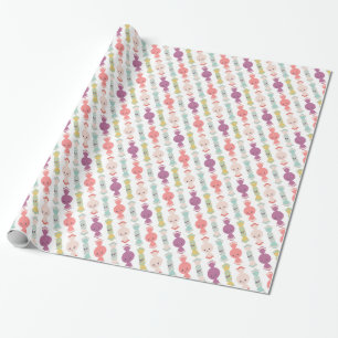 Regalo Kawaii Sonriente Papel de envolvimiento de caramel