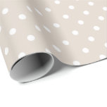 Regalo Khaki ligero | Papel de ajuste de puntos de polka<br><div class="desc">Este clásico papel de envoltura de polipuntos de polka es perfecto para sus necesidades de regalos! Envuelva un regalo de cumpleaños, un regalo para la ducha de bebé, un regalo para la ducha de novia, un regalo para el boda o un regalo para cualquier otra ocasión especial. También es una...</div>