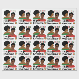Regalo Kwanzaa Nuestra raíz nuestro papel de envolver a n