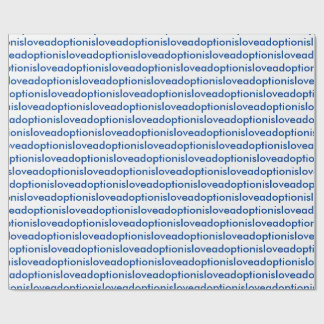 Regalo La adopción es papel de embalaje del amor