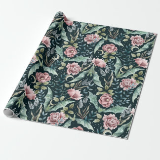 Regalo La belleza en el papel de envolver nocturno