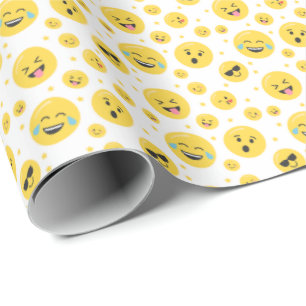 Regalo La emoji hace frente a cualquier papel de embalaje