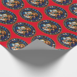 Regalo La historia de los Navidades - Papel envuelto rojo