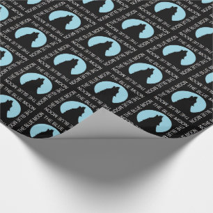 Regalo La luna azul, papel envuelto de Halloween