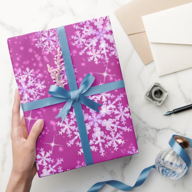 Regalo La nieve choca con el papel de envolvimiento de ma (Regalar)