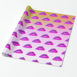 Regalo Lady Mouth , Papel de envolvimiento de labios