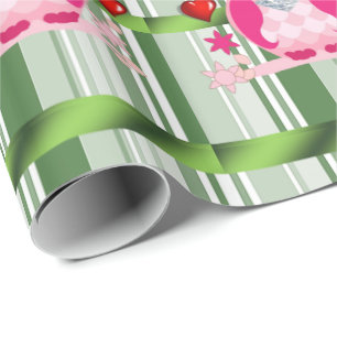Regalo Lechuza de papel de envolver el día de la madre
