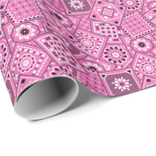 Regalo Lil' Cowgirl Pink Bandanna Imprimir papel de envol