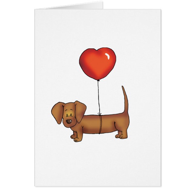 Regalo lindo del Dachshund (Frente)