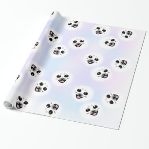 Regalo Lindo estupendo del papel de embalaje de la cara
