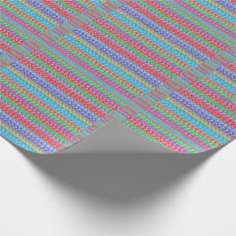 Regalo Línea gráfica colorida modelo del papel de