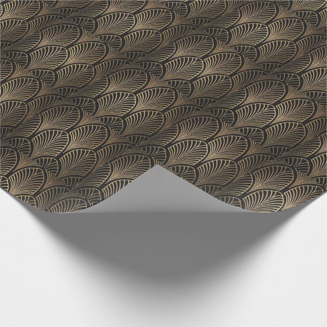 Regalo los años 20 van de fiesta el papel de embalaje (Esquina)